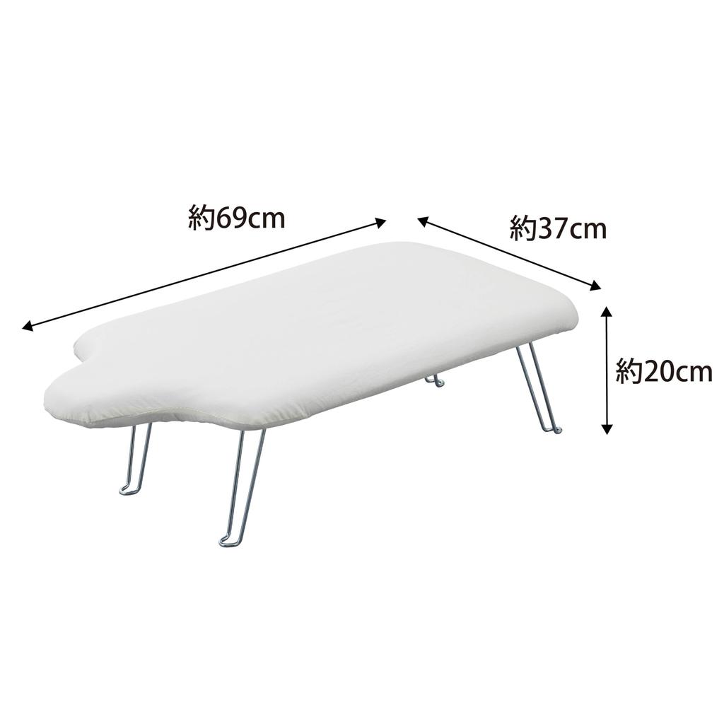 Yamazaki Lightweight Body Ironing W69 X D37 X Standard Steam Mesh Crisp Model 2139 Board, White, Approx. H20cm, Line, Construction, Finish, Ironing,