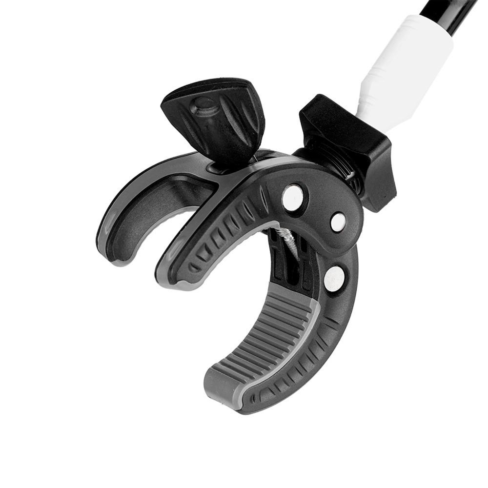 Aluminum Alloy Grooming Stand Stable 360 Degree Adjustable Pet Dryer Clamp Mount Black Gooseneck Dual‑Use Dryer Support