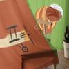 Retro Flugzeug Ikonen Designs Transparenter Vorhang für Wohnzimmer Schlafzimmer Voile Vorhänge für Fenster Organza Vorhänge Party Tüll Vorhänge