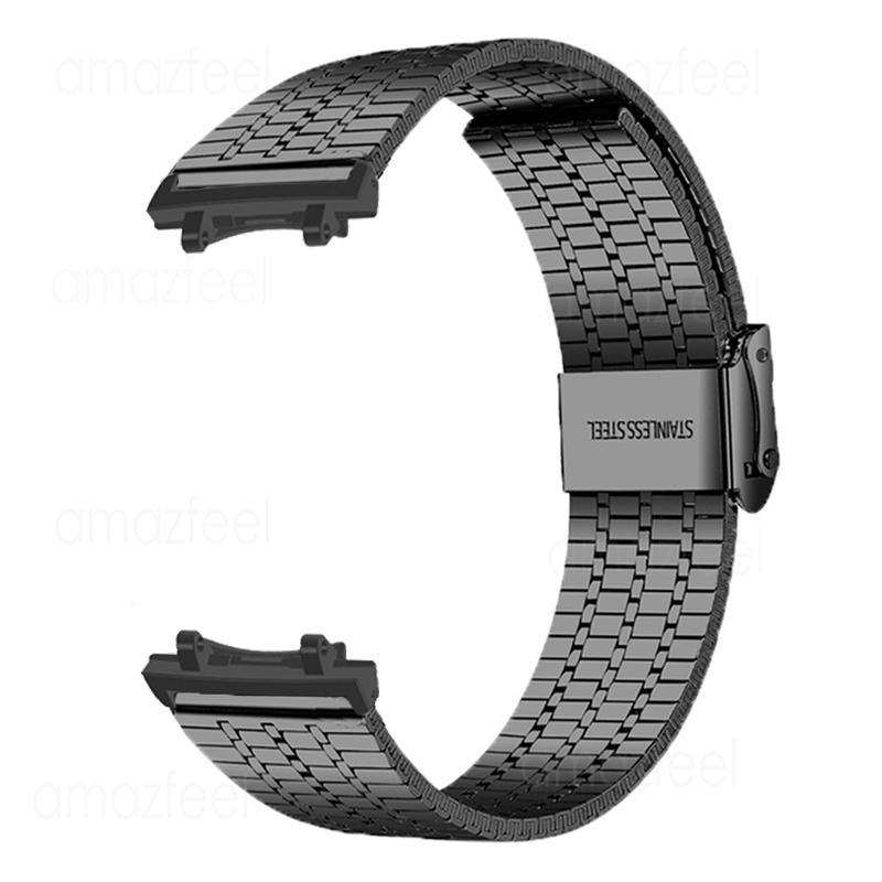 

Stainless Steel Watchband For Amazfit T REX 3 Watch Strap For Amazfit T-Rex 3 Metal Bracelet Correa For amazfit t rex3 Wristband Amazfit T-Rex 3 чорний