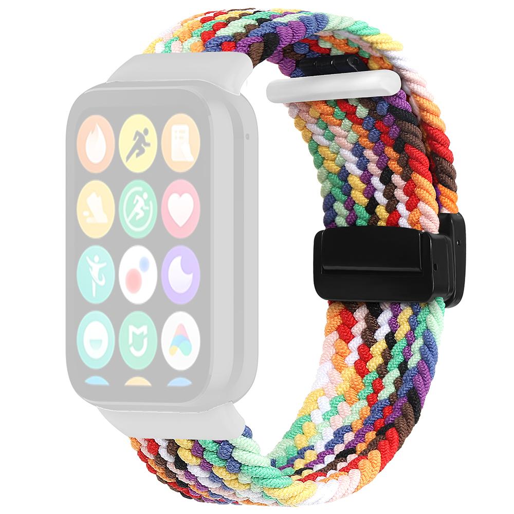 For Xiaomi Smart Band 9 Pro/Band 8 Pro/Redmi Watch 4 Nylon Braided Band Magnetic Buckle Watch Strap