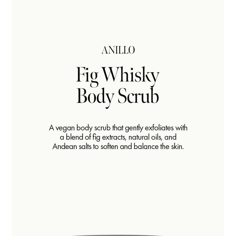 anillO - Fig Whisky Body Scrub