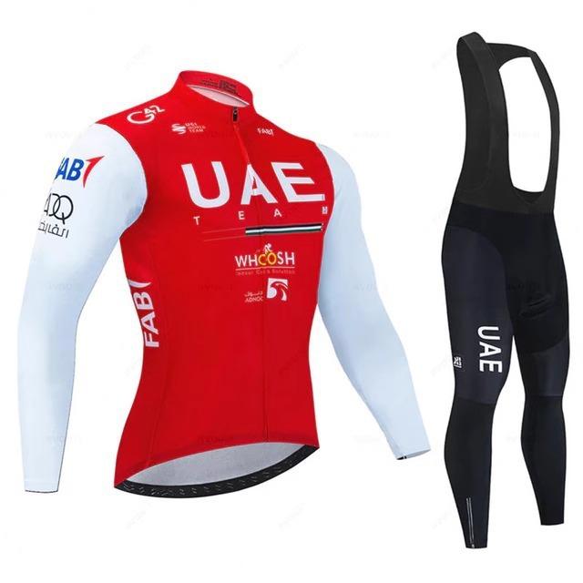 Herbst und Winter VAE Rennrad Radsportanzug Langarmanzug, Radsport Thermischer Fahrradanzug