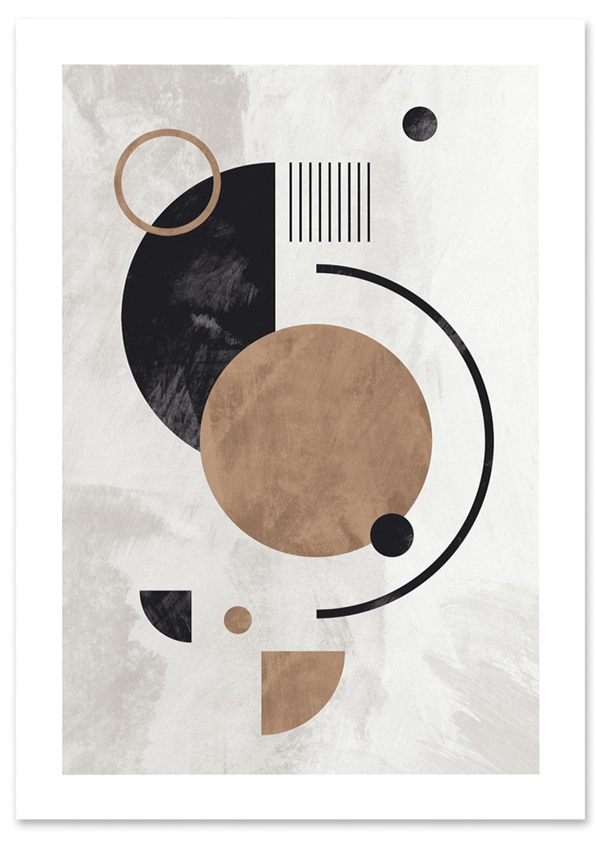 

Plakat brązy beże 30x40 cm