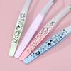 Anti-static False Eyelash Tweezers High Precision Eyelash Curler  Extensions Grafting