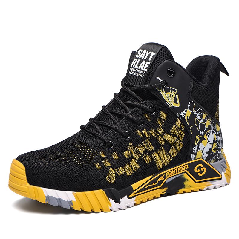 High Top Protective Safety Shoes Men Steel Toe Work Shoes Men Women Work Safety Boots Anti Smash Safety Indestructible WorkBoots