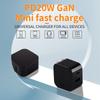 20W GaN PD Charger Support Type C 20w Charger Dual USB Port Chargers Adapters for iPhone 13 12 Pro Max 11 Mini 8 Plus
