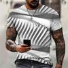 Short Sleeved Shirt with Round Neck and Loose Casual Fit, Trendy and Fashionable Men's T-shirt for Young People