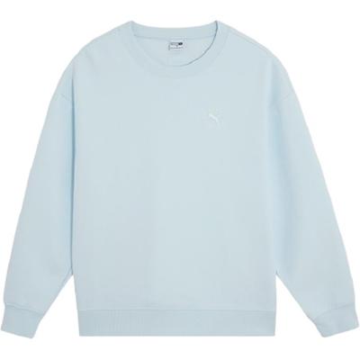 Lässiger Vielseitiger Rundhals Pullover Sweatshirt Damen sweatshirt Blau 627882-23