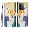 Printed Cartoon Magnetic Leather Wallet Flip Case for Redmi 15C 14C Note 14 15 13C 13 12 12C 9A A3 A4 A5 Pro 4G 5G Phone Cover