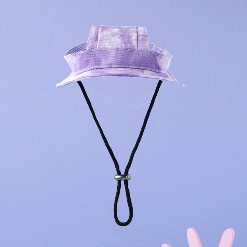 Dog Hat Dog Sun Hat Summer UV Protections Visors for Small Medium Large Dogs with Ear Hole Adjustable Chin Strap