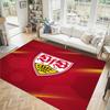 VfB Stuttgart Design Křišťálový Sametový Koberec Útulný Ne?Protiskluzová tištěná předložka do ložnice, obývacího pokoje, předsíně