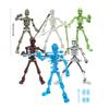 T13 Skeleton Action Figure Set Dummy 13,Titans 13, 3D Printed Skeleton Toy Multi Jointed Movable Desktop Decorations