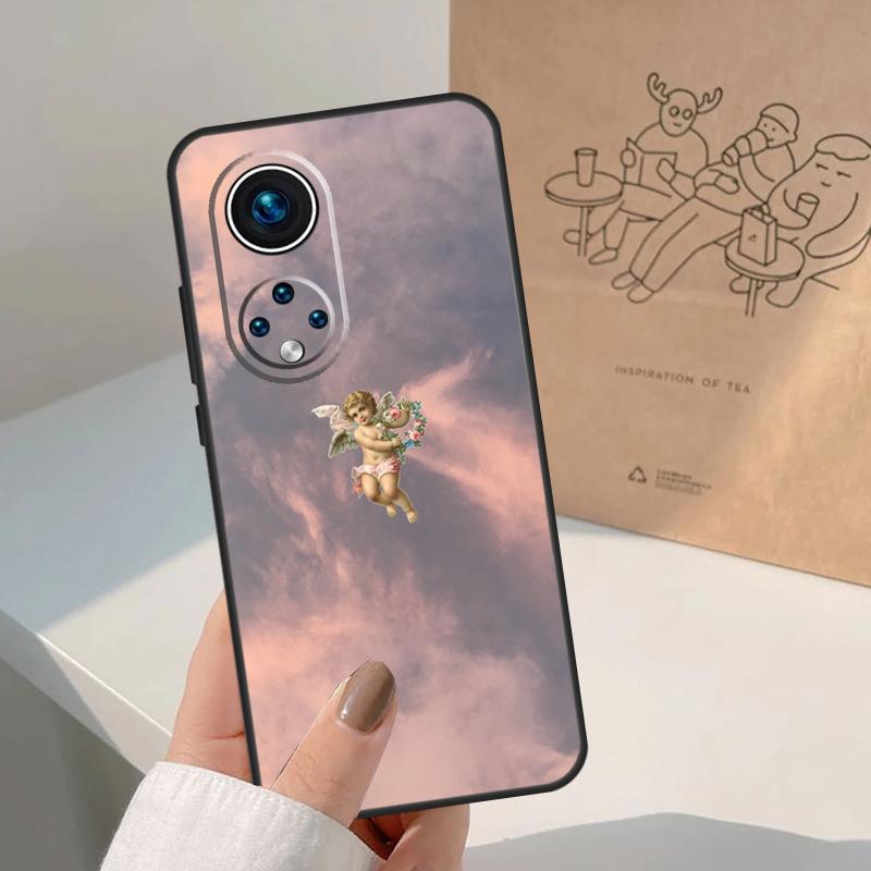Cute Angels Aesthetic Aesthetics For Honor Magic 8 Pro 5 6 7 Lite Case For Honor Win RT 200 400 50 70 90 X8b X9a X9b X9c X9d