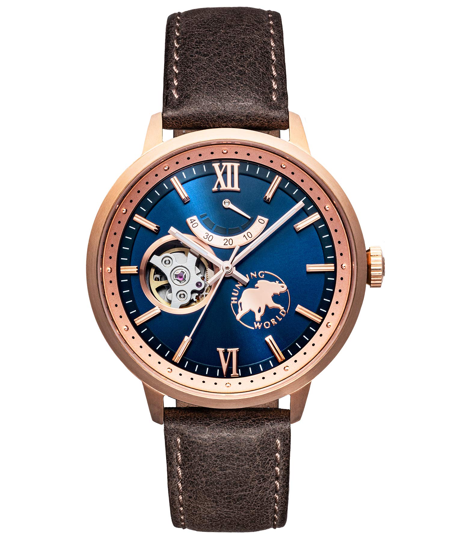

Watch HW501DBR Genuine Import Brown [Hunting World] Men s
