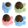 4pcs Catnip Ball Interactive Natural Teeth Cleaning Crab Rotating Cat Lick Ball Toy for Cats Kittens
