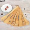 8-piece Kitchen Utensil Set, Bamboo Spoons And Spatulas, Wooden Kitchen Utensils, Cooking Tools, Mixing Set