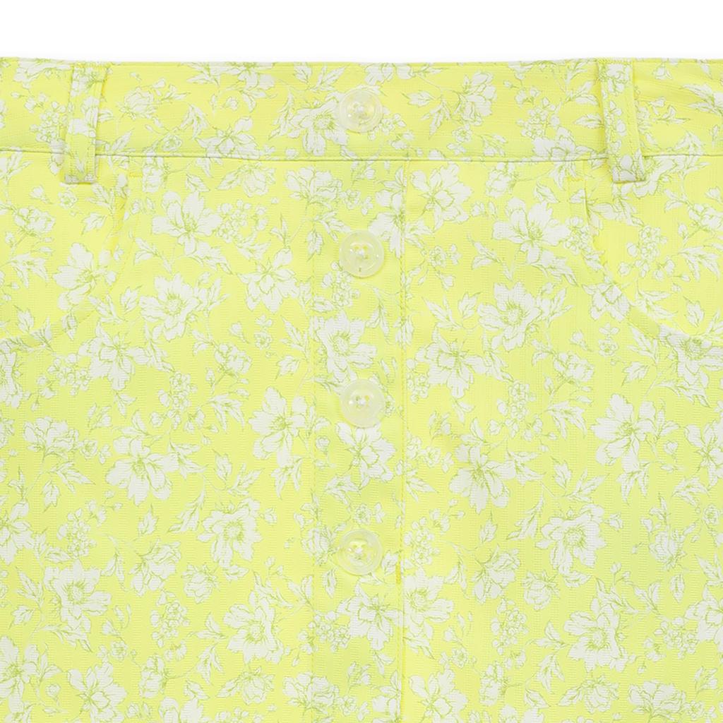Callaway Floral Print Stripe Skirt Golf C25128207 M Women's / / 1061_Yellow