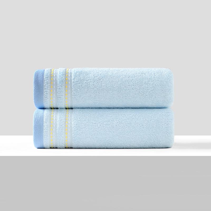 Premium Pure Cotton Solid Color Face Towel - Soft, Absorbent, Customizable Logo, Ideal for Business or Thank You Gifts