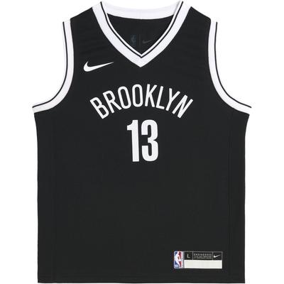X NBA Collaboration Vest Brooklyn Nets Harden V-Neck Fashion Comfortable Sports Sleeveless Kids Tops Black 3Z2B3BZ6P-NYNJH