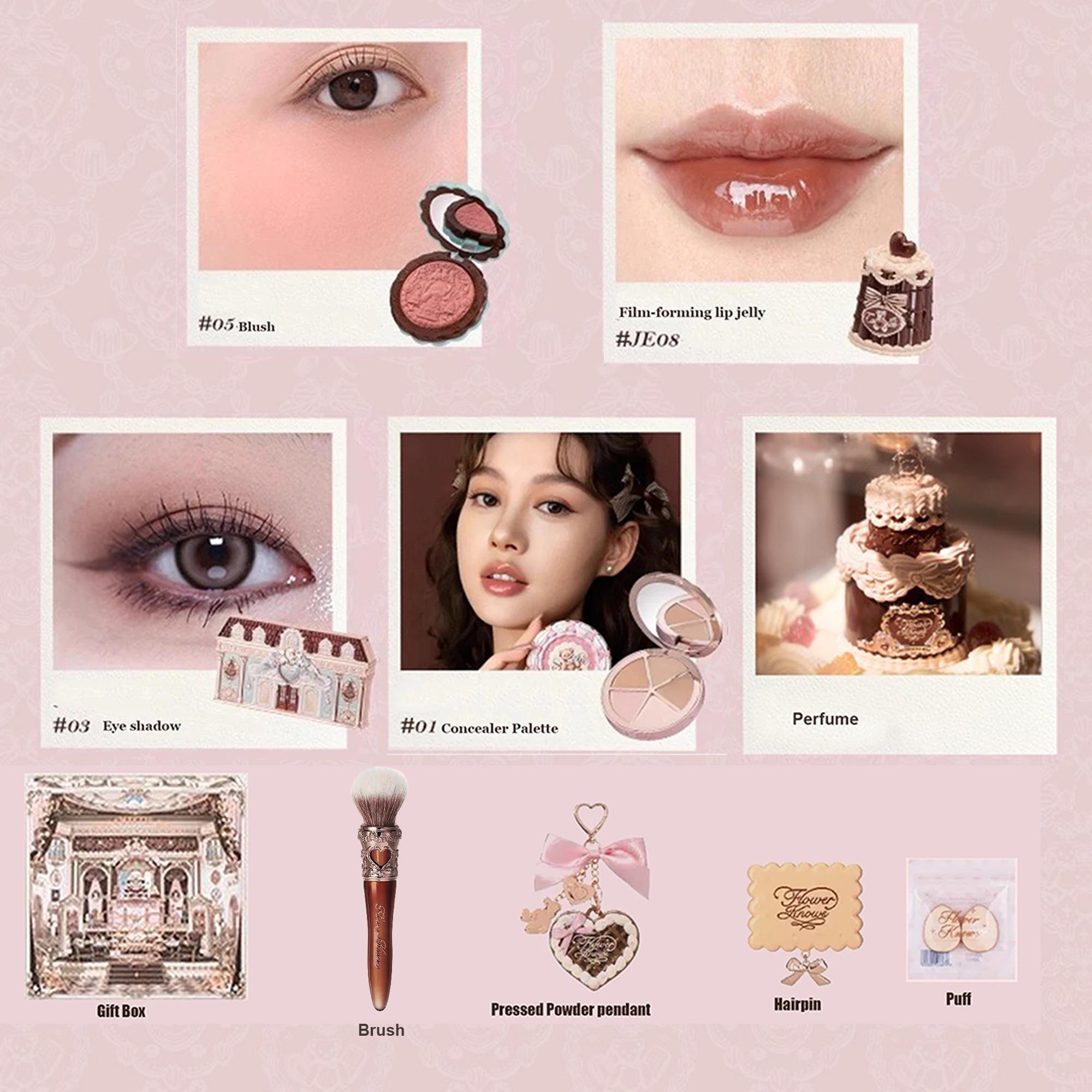 Flower Knows Makeup Box Gift Set 07 10pcs