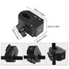 Motorcycle Bike Phone Mount Clamp With " 3/8" Screw Holes For Camera Gym Equipment Live Streaming Accessories