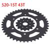 520 Chain 14T 15T 16T 43T 45T Motorcycle Sprocket Gear For Yamaha MT-03 MT-25 YZF-R25 YZF-R3 1WD-E7460-00-00 1WD-F5443-00-00