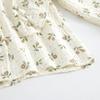 Girls Cotton Blouse with Flutter Sleeves and Ruffle Skirt Set Two Piece Outfit Soft Lightweight Fabric Comfortable Fit Spring Autumn