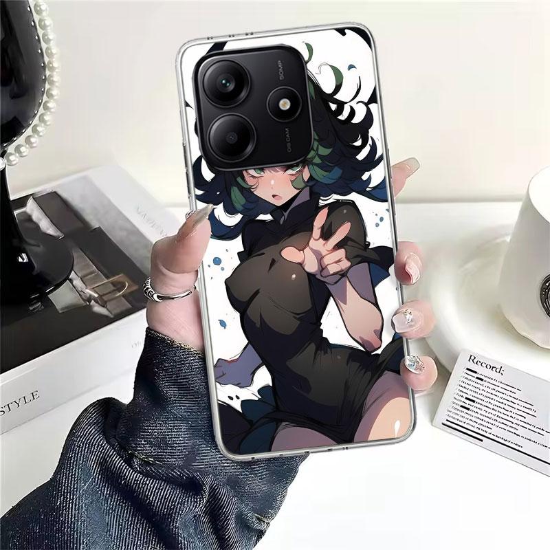 One P-Punch-Man Tatsumaki Soft Phone Case For Xiaomi Redmi Note 15 14 14S 13 12 Pro Plus 12S 11 11S 11E 10 10S 11T 5G Fundas Coq