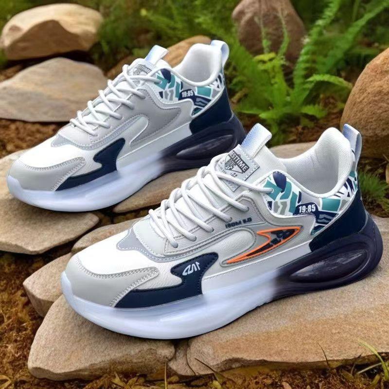 Ultra-light running shoes autumn new leather waterproof student sports shoes casual shoes