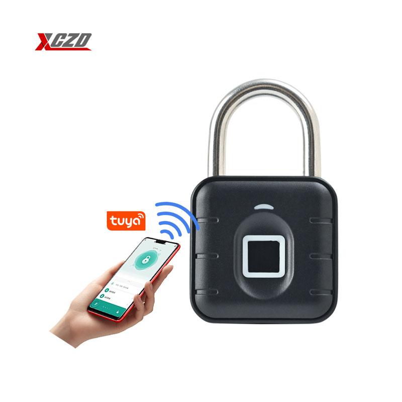 Tuya Locks Intelligent Fingerprint Padlock Factory High-quality  Waterproof IP67 Luggage Lock fingerprint and APP