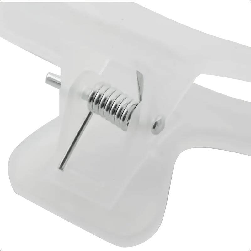 Book Clip - White: Use Desk Clip, Strong Page Holder, Notebook Folder, Office Supplies