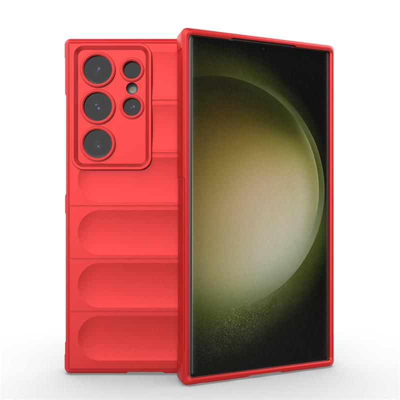 For Samsung Galaxy S24 Ultra Case Silicone Cover Samsung S24 Ultra S23 S22 S21 FE Cover Shockproof Rubber Protect Phone Case