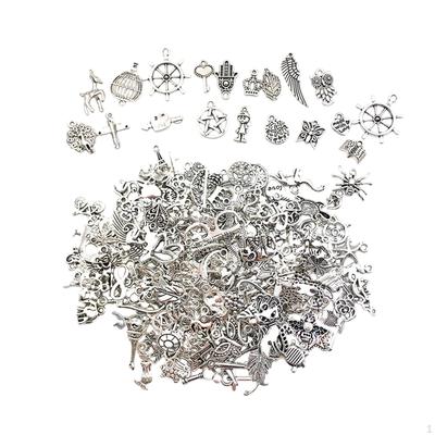200 Legierungsanhänger für Armbänder, Halsketten, Schlüsselanhänger, Ohrringe. Kreativ und vielseitig