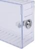 Clear Thermostat Lock Box with Key Maintaining Temperature Precise High Visible Universal Fit Thermostat Cover Guard