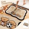 Diatomaceous Bath, Absorbent Non- Floor for Bathroom Entryway, Quick-Dry Easy Clean Door 40 Cm with Cute Design