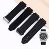 25*19mm Rubber Watchband For HUBLOT BIG BANG Silicone 17x25mm Waterproof Men Strap With Butterfly Clasp Tool Watch Band Bracelet