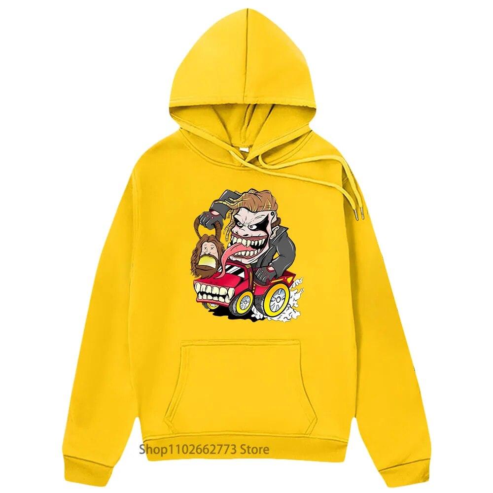 

Толстовка с капюшоном Bray Wyatt Meme The Fiend, толстовки с принтом унисекс, музыкальная группа, повседневная зимняя женская одежда Kpop, спортивный костюм с длинными рукавами, топ унисекс 4XL