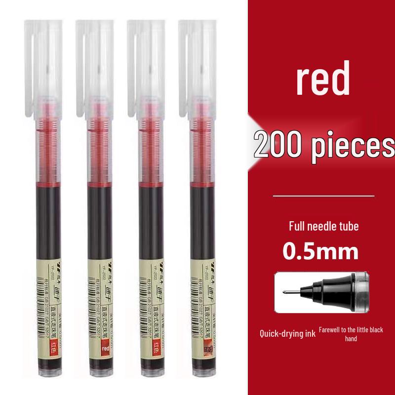Black 0.5mm Bullet Tip Pen for Students and Office Use