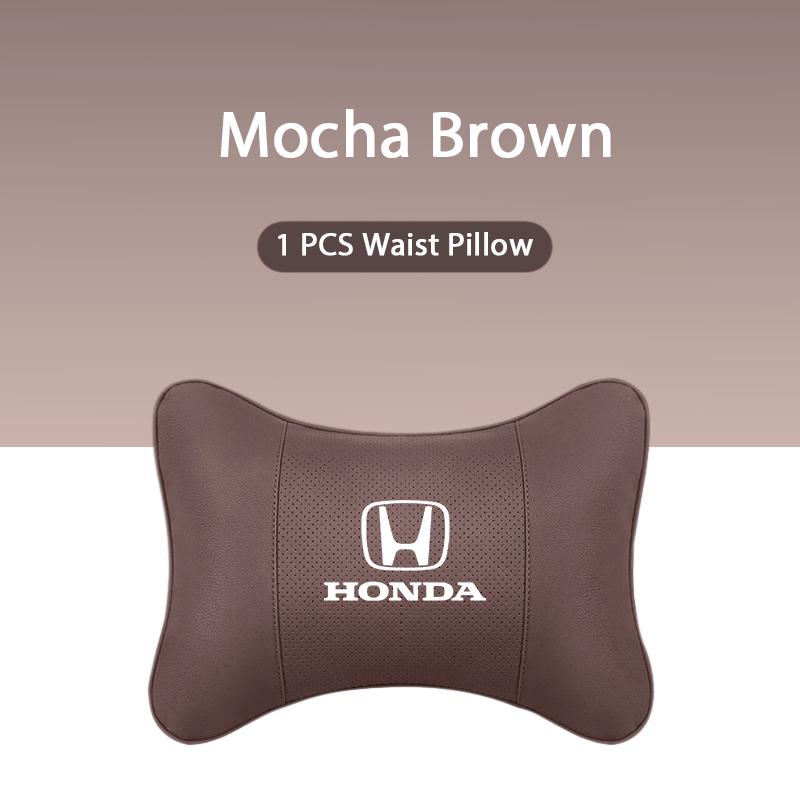 TQDX8 Car Headrest/Lumbar Support Car Neck Pillow Waist Cushion For Honda civic accord fit jazz pilot CRV odyssey passport city vezel