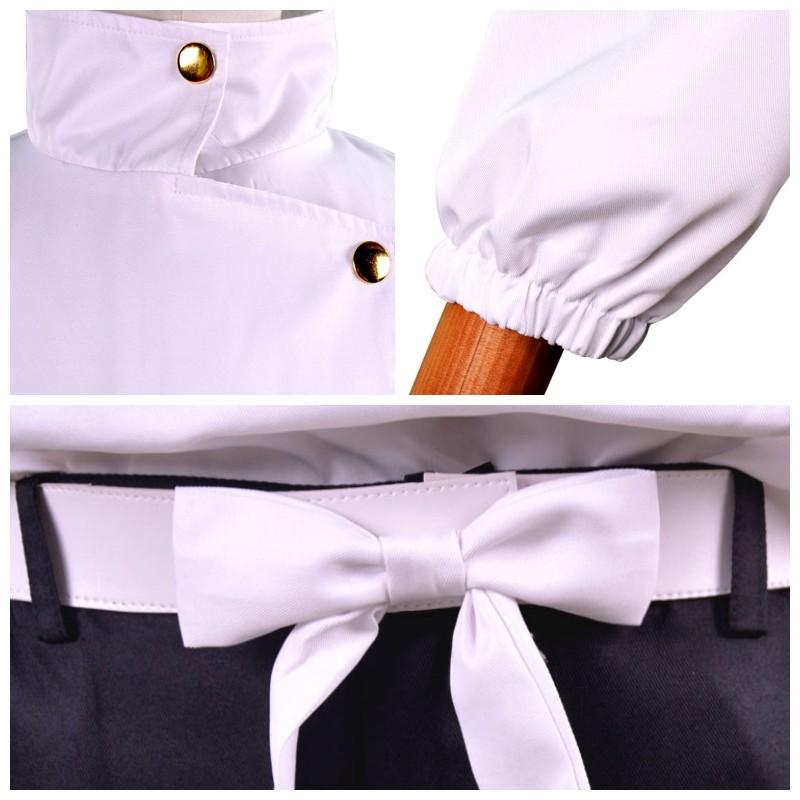 Anime Okkotsu Yuta Cosplay Jujutsu Kaisen Cosplays Costume Okkotsu Yuta Uniforme Vestiti Bianchi Parrucca Anello Halloween Cos per Uomo