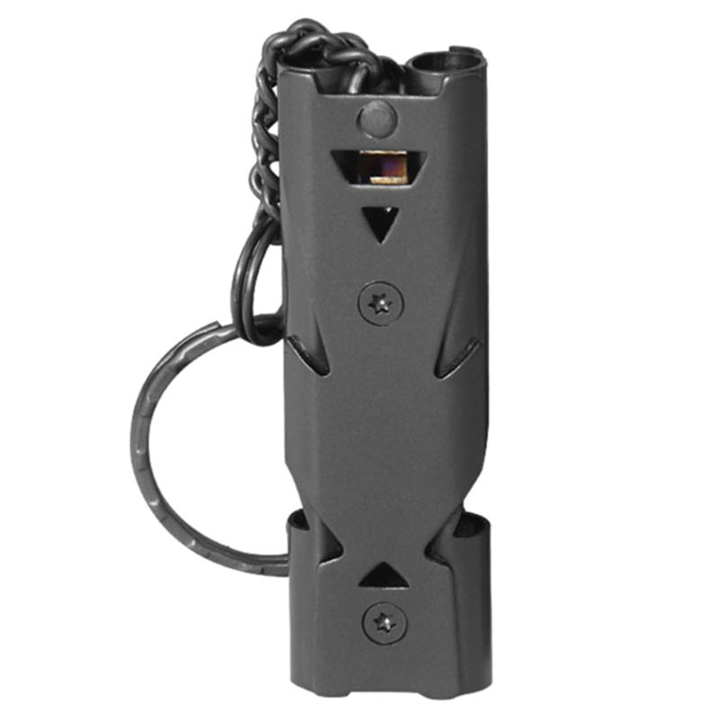 2 Pcs Emergency Whistles Portable Double Tube Whistles Outdoor Survival Whistles