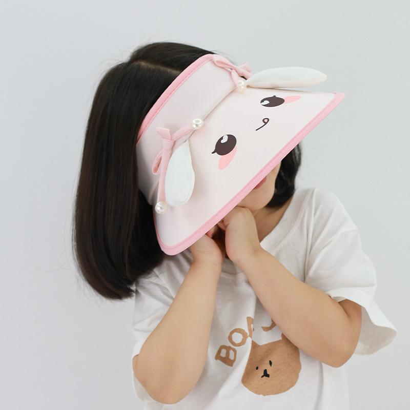 Summer Outdoor Children's Empty Top Hat Summer Boy's Sun Hat Outdoor Face Covering Sun Hat Big Brim Sun Protection Cool Hat