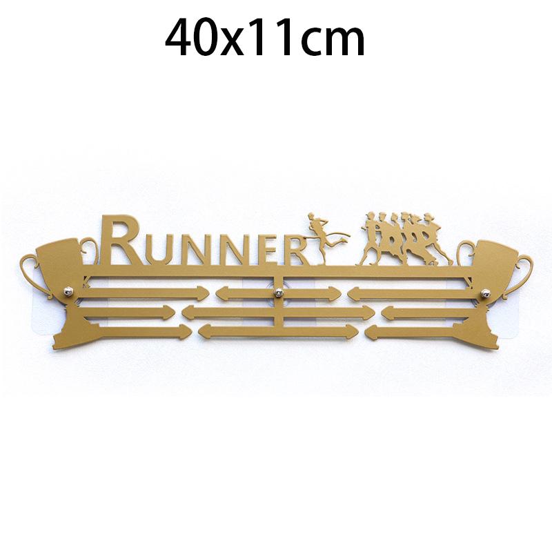 Gold/Black Medal Hanger Display Holder Rack for Marathon Running Medal Display Holder for Wall Medal Display Hanger Award Hange