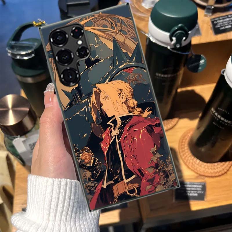 

Anime F-Fullmetal A-Alchemist_ Brotherhood Cases Phone Case for Samsung Galaxy S26 Ultra S25 Edge S24 S23 FE S21 Plus S20 S22 S1 Samsung S22 Ultra
