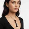 Resin Tassel Choker Long Rope Women Collarbone Chain Neck Pendant Beads Necklace  Bride