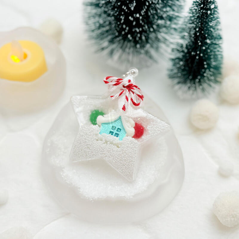 Snow Dome Christmas Keychain Making - 1-person Set