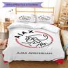 AFC Ajax Bedding Quilt Set Quilt Cover Pillowcase Home Decoration Birthday Gift (1 * Duvet Cover + 2 * Pillowcase, Without Core)