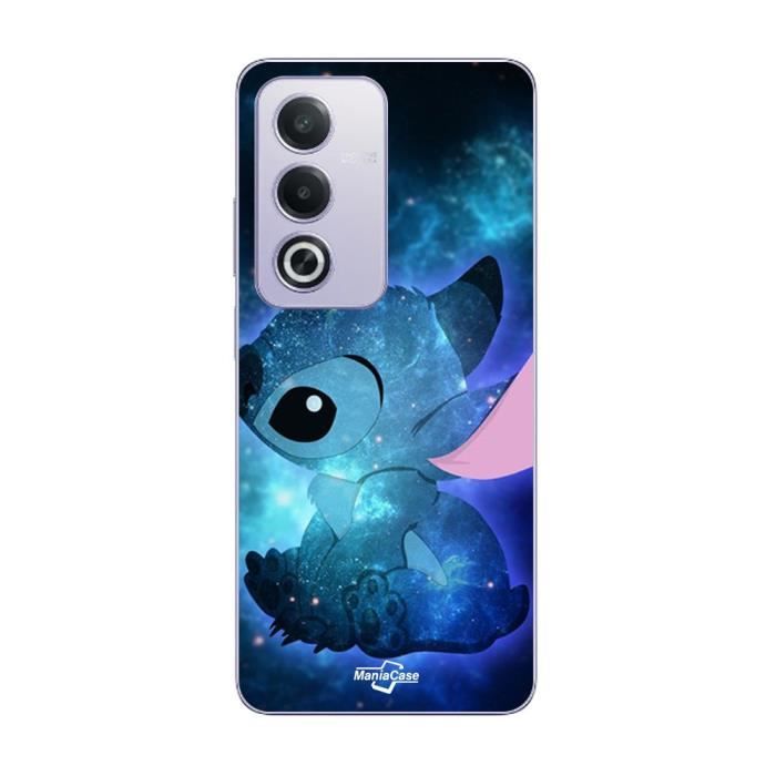 Coque - Maniacase - Oppo A80 - Souple - Motif Stitch - Bleu