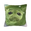 Seal Sea Cute White Pillowcase Polyester Cushion Cover Decoration  Pillow Case Cover Home Zippered 40X40cm